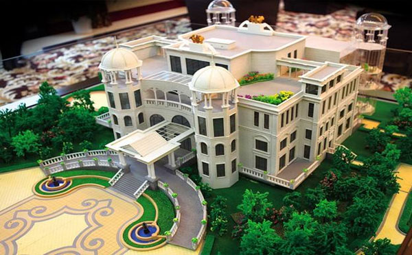 农业高台高台沙盘模型的应用