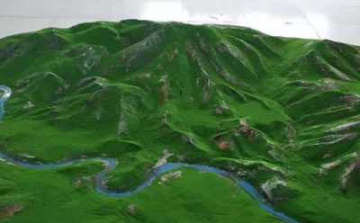 现代高台高台沙盘模型的优势